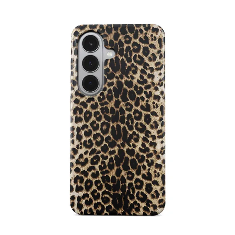 Leopard Print Double-Layer Full Edge Phone Case