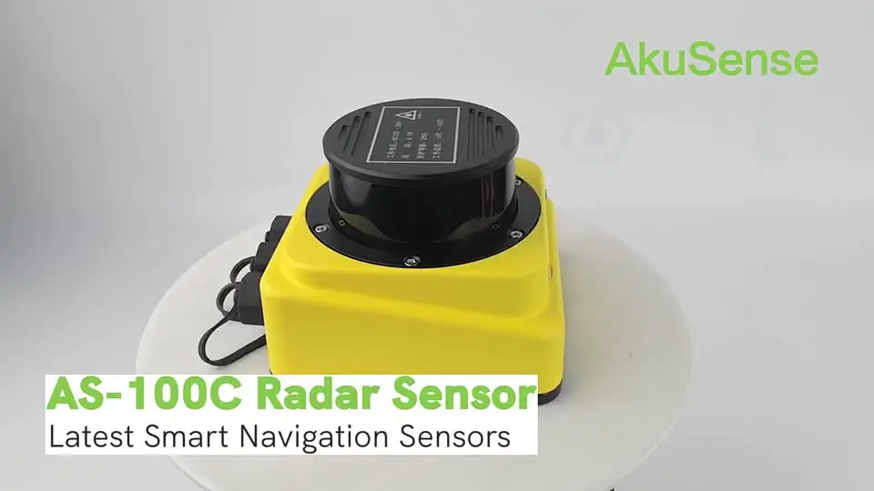 Двигатель движения робота AGV сенсорный датчик AkuSense 100-метровый лидарный сканер с
