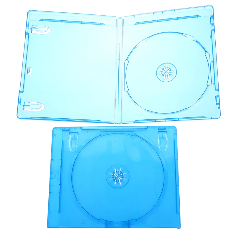 1Pc Plastic Single/Double/3/4 Piece Discs CD Game Case Cover Thickened CD DVD Disc Protective Storage Box Organizer