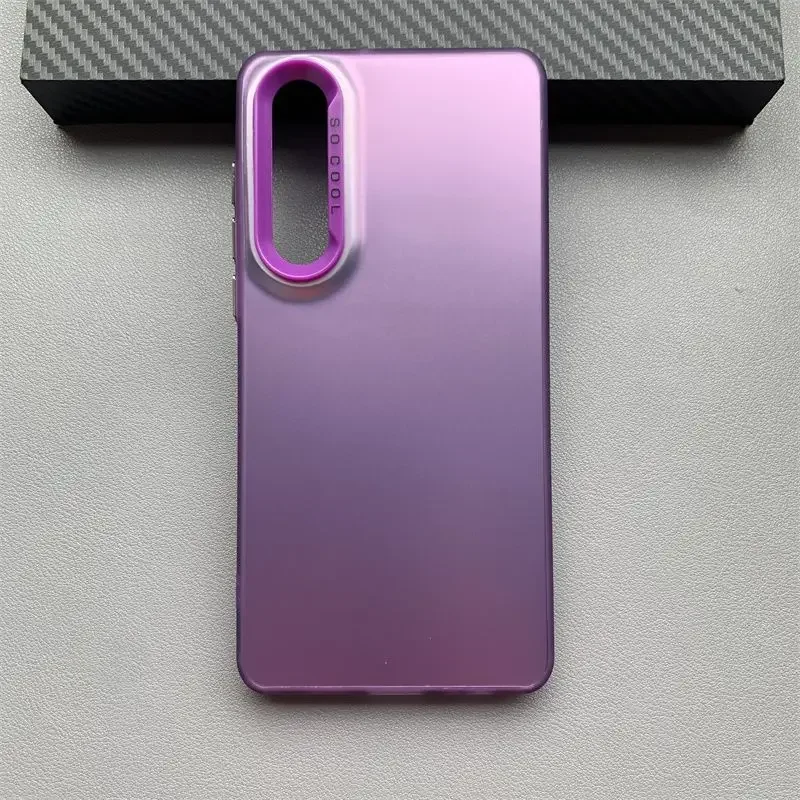Metallic Aurora Skin Matte Back Cover Mobile Phone Case
