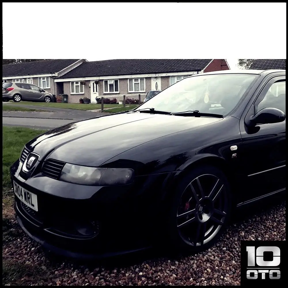 Per Seat Leon Mk1 Fr 1 M1 Cupra R Anteriore Nero Brillante Spoiler Paraurti Anteriore Euro Spoiler Lip Universal 3 Pcs Body Kit