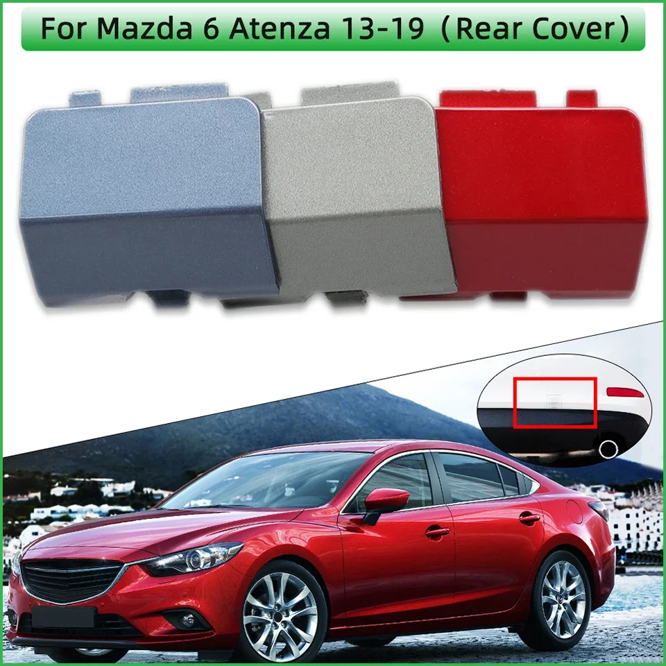 Tow Bar Ball Cover Car Tow Decoration Car Tow Hook Car Tow Hook Cover Rear Bumper Towing Hook Eye Cover Cap For Mazda 6 Atenza Sedan 2013 2014 2015 Tow Hook Hauling Trailer Lid