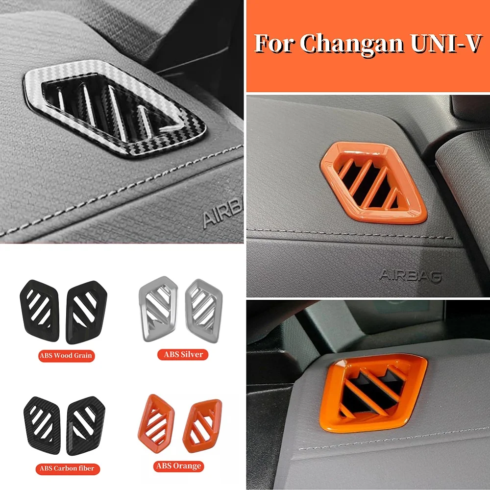 

For Changan UNIV UNI-V 2022 2023 2024 Car front dashboard upper air conditions outlet cover side left right AC vent panle cover