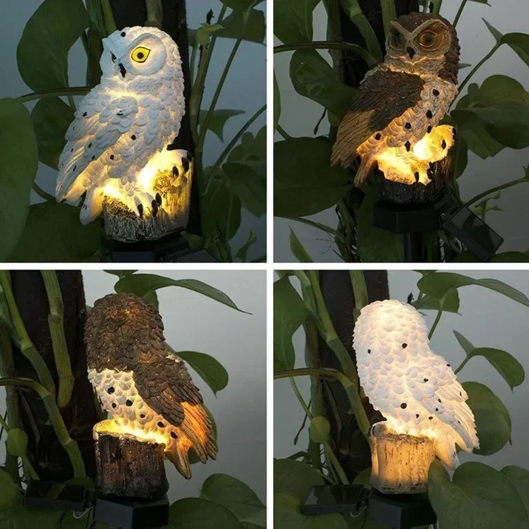 Description Picture 2 of itemLED Solar Parrot Lawn Light Outdoor Solar Light Owl Animal Pixie Lawn Lamps Ornament Waterproof Lamp Unique Solar Lights