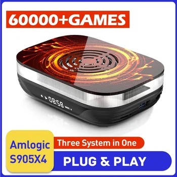 Super Console X4 Plus: Console Retro per PSP/PS1/N64/Sega Saturn/DC con oltre 72000 giochi, Lettore Video 4K/8K HD per TV, Doppio Wi-Fi