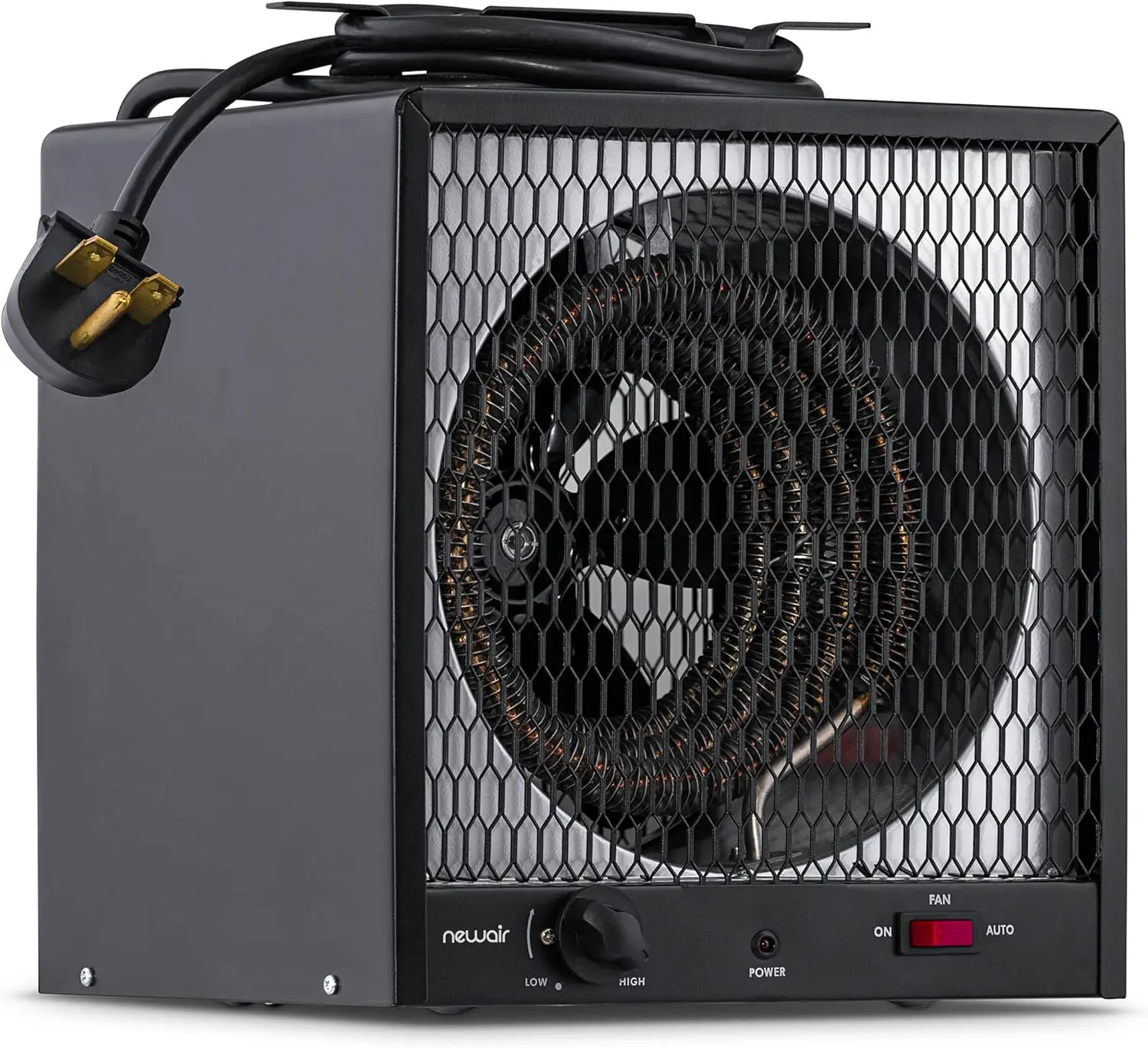 Portable Heater (240V) Portable Electric Garage Heater Heats Up to 600 sq. ft. with 6-Foot Cord Wrap and Carrying Handle 5600