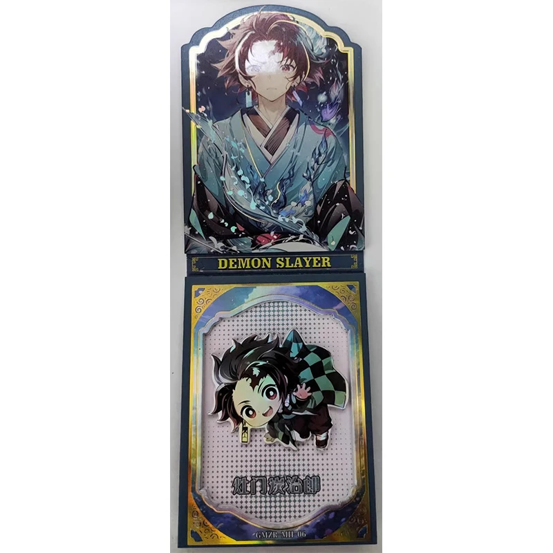 Anime Demon Slayer Kamado Nezuko Tanjirou Kanroji Mitsuri Kochou Shinobu Mh Collectible Card Toys Christmas Birthday Gifts 6