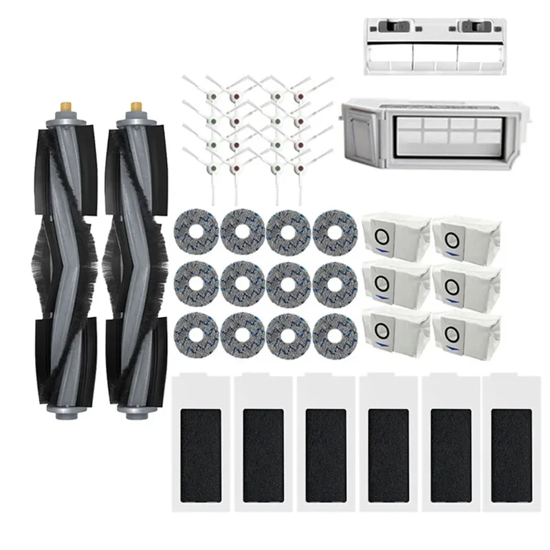 

New Hepa Filter Side Brush Main Brush Mop cloths dust bag For ECOVACS Deebot T20 PRO/ MAX T20 Pro /Max Plus vacuum cleaner