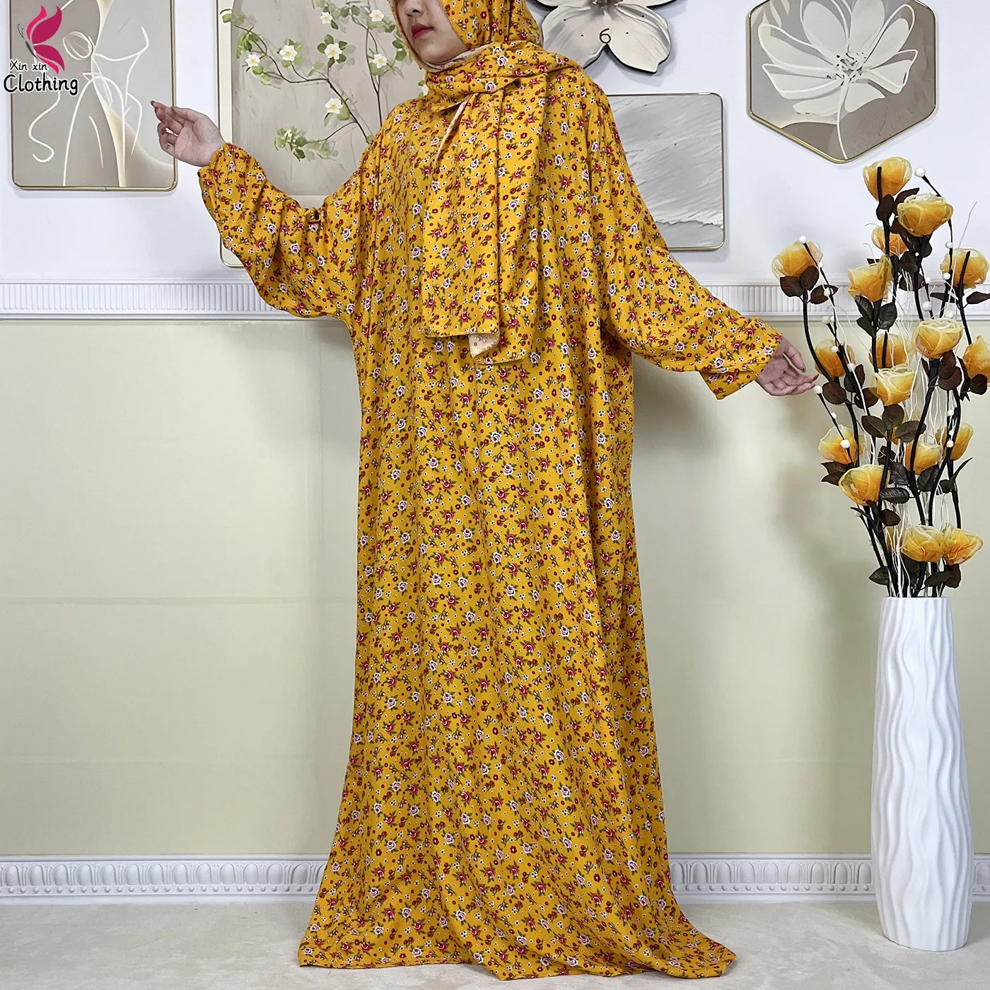 Loose Muslim Prayer Dress Sdfb0fb8c9ffc4069bcd30e75e00268a4C