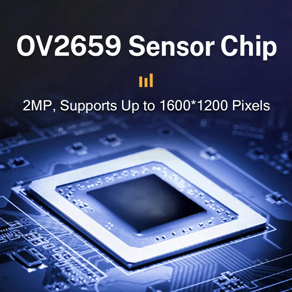 USB cameramodule HBV 1609 2 miljoen pixels 120 graden groothoeklens met OV2643 chip-Usb Minicamera