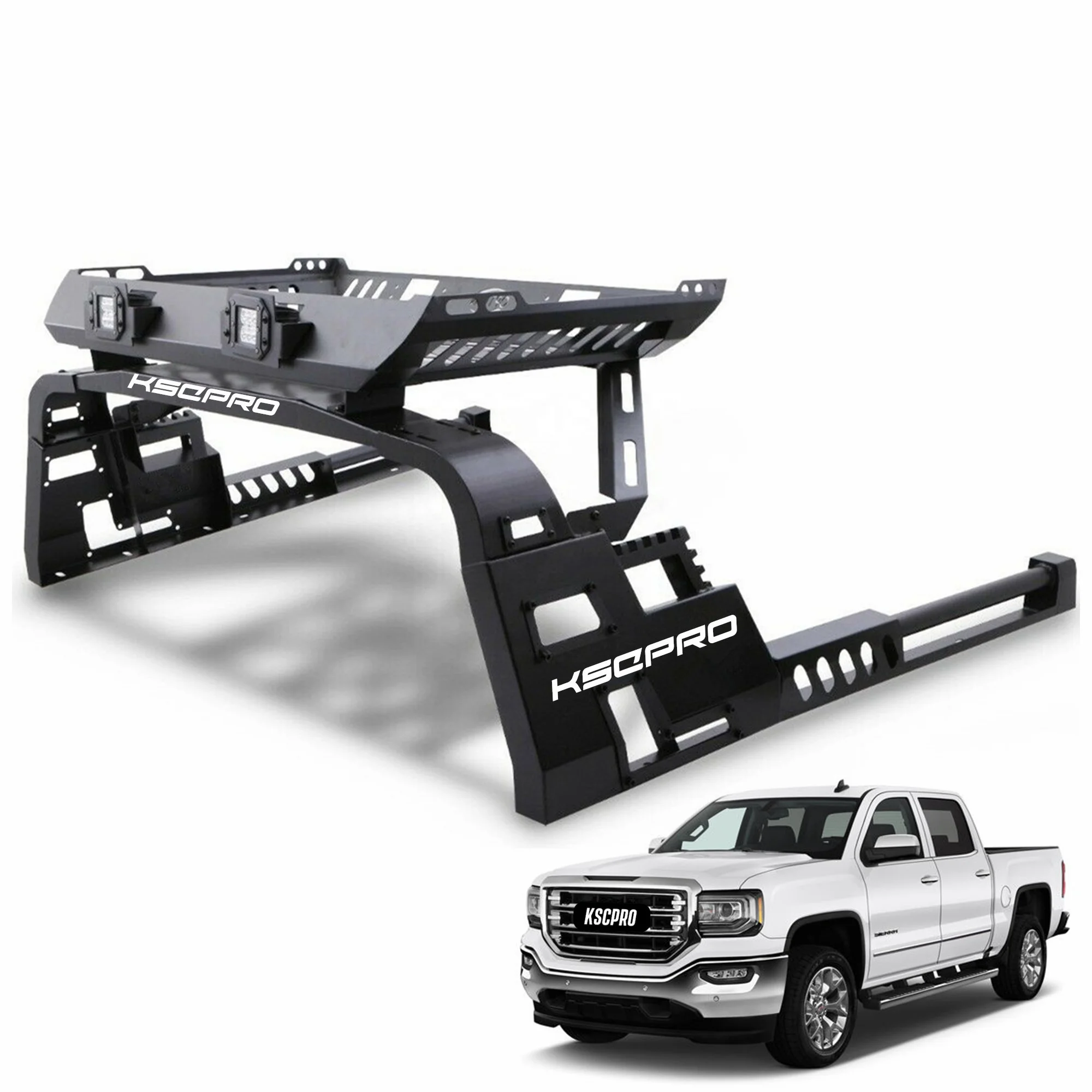 

KSCPRO 4x4 Roll Bar Sports Bar For GMC Sierra 1500 2023 With Led Light