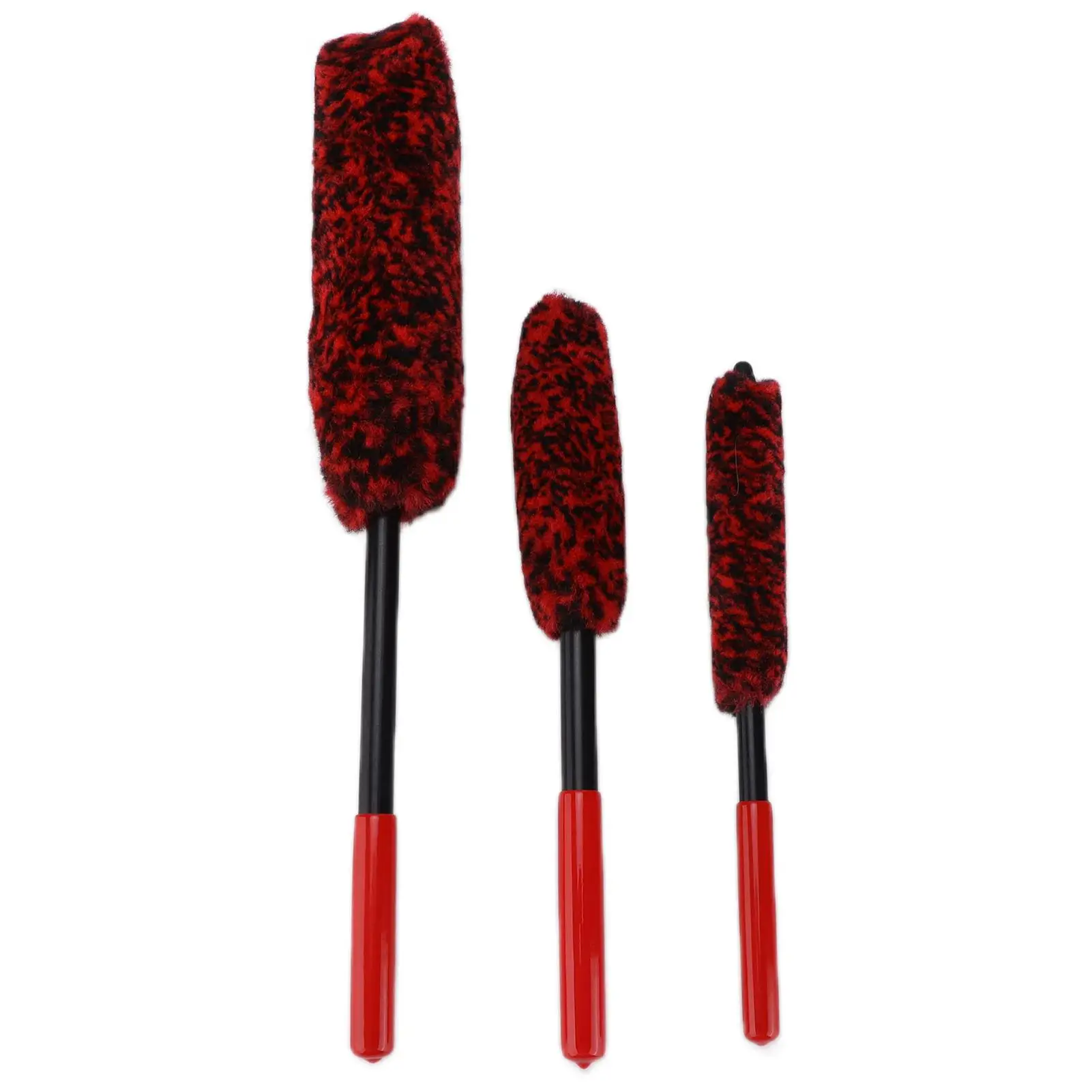 Wheel Hub Cleaner Detailing Brush Soft Dense Microfiber for rims Exhaust Pipes for car Motorcycles Bicycles