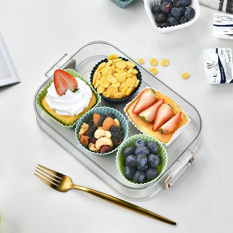 100% Food‑Grade Colorful Silicone Baking Cups – Reusable Non‑Stick Muffin & Cupcake Lin... - SKU SBC16328 - UGI Pack...