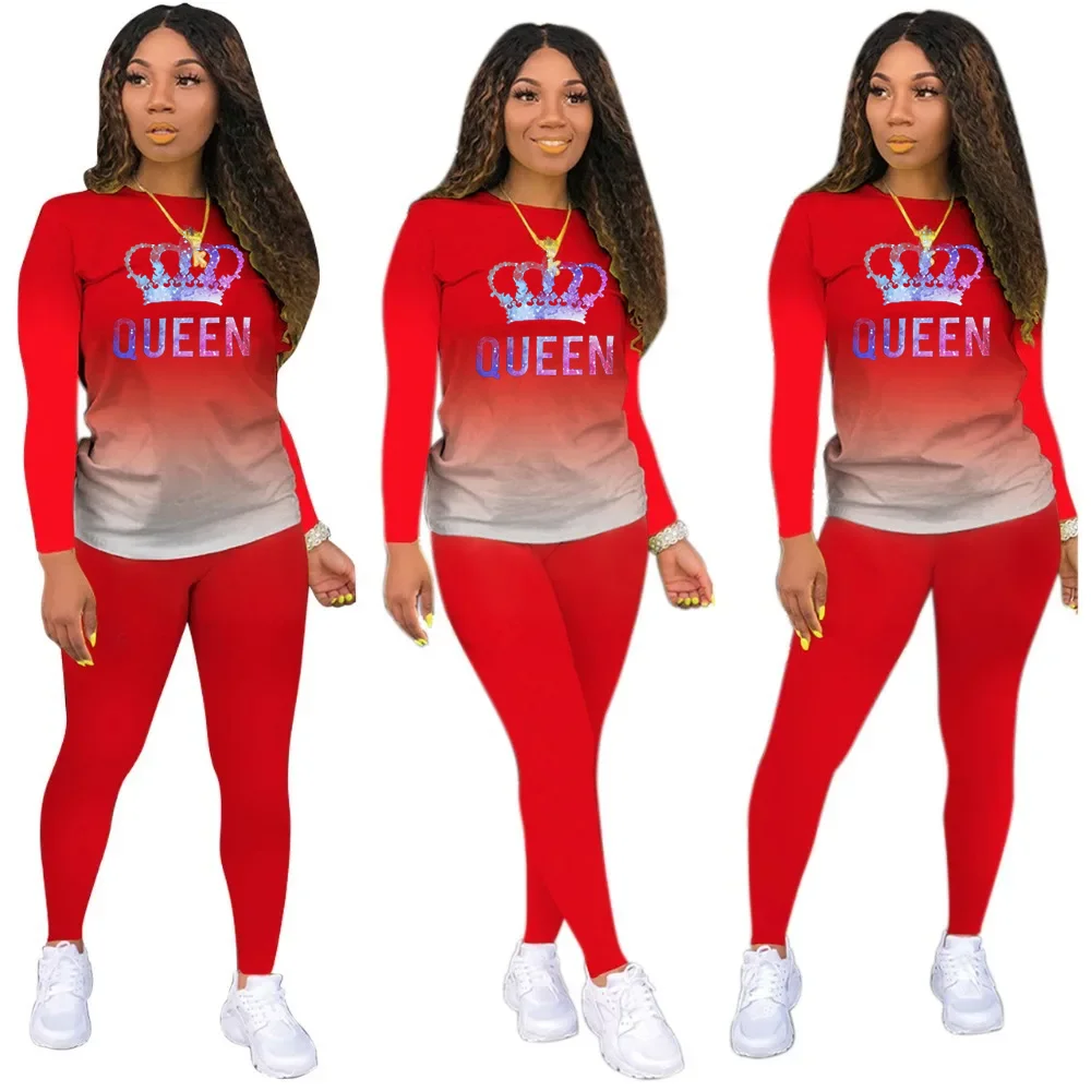 

Women Tracksuit Lightweight Casual Long Sleeve Sets Tops and Jogger Pants Sports Suits Workout Gym Suit Home Wear Outfits New