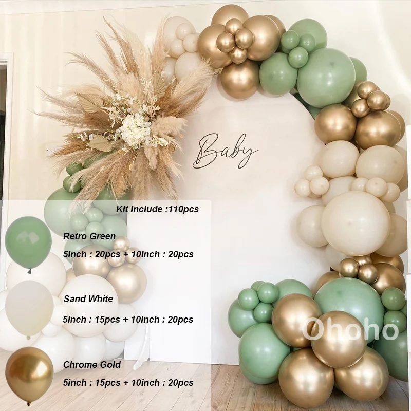 100pcs Green