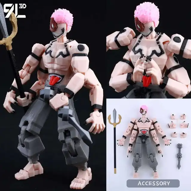 9L3D Multi-Joint Articulated Figure Lucky13 Dummy13 Zen'in Maki