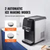 Nugget Ice Maker, 62lbs in 24 Hours, Auto Dispense Self Cleaning Countertop Nugget Ice Dispenser for Home Kitchen Office , 6lbs 5