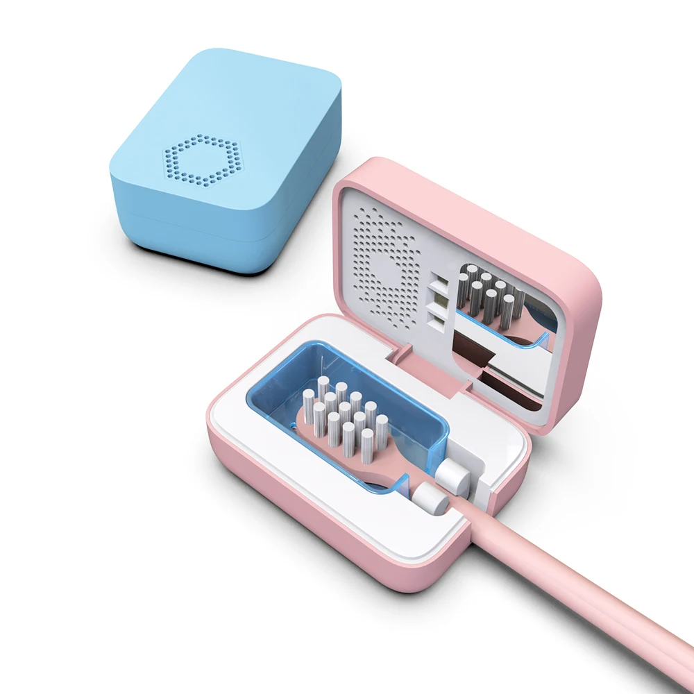 Smart Portable Toothbrush Disinfection Box Uv Tooth Brush Sterilizer Case Travel Cover Sterilizing Holder