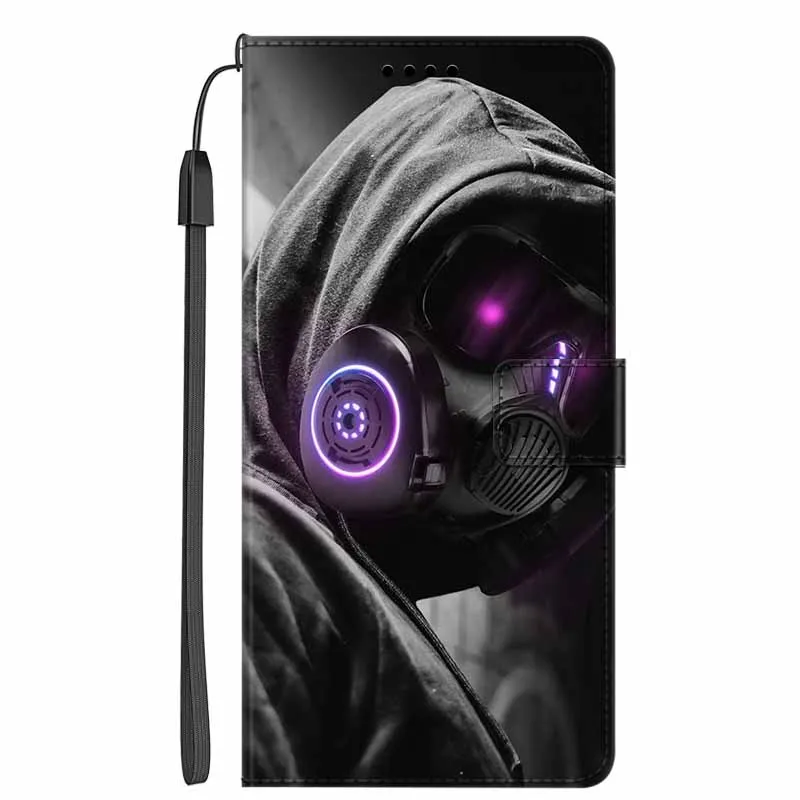 Magnetic Leather Flip Wallet Phone Case - Premium Book Cover Design
