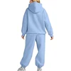 Winter Luxury Oversized Sweatsuit Sweatpants Custom Logo Tracksuit Hoodie and Jogger Set 6