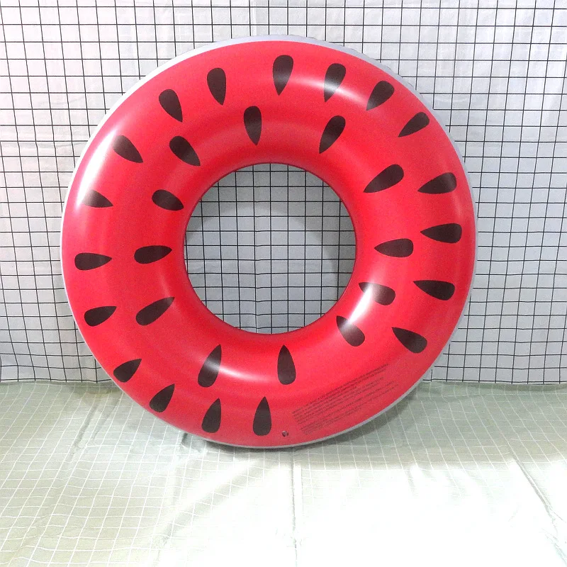 Inflatable Watermelon Pool Float Accessory Swimming Ring Summer Party Water Toys PVC Floating Ring Detail View 7