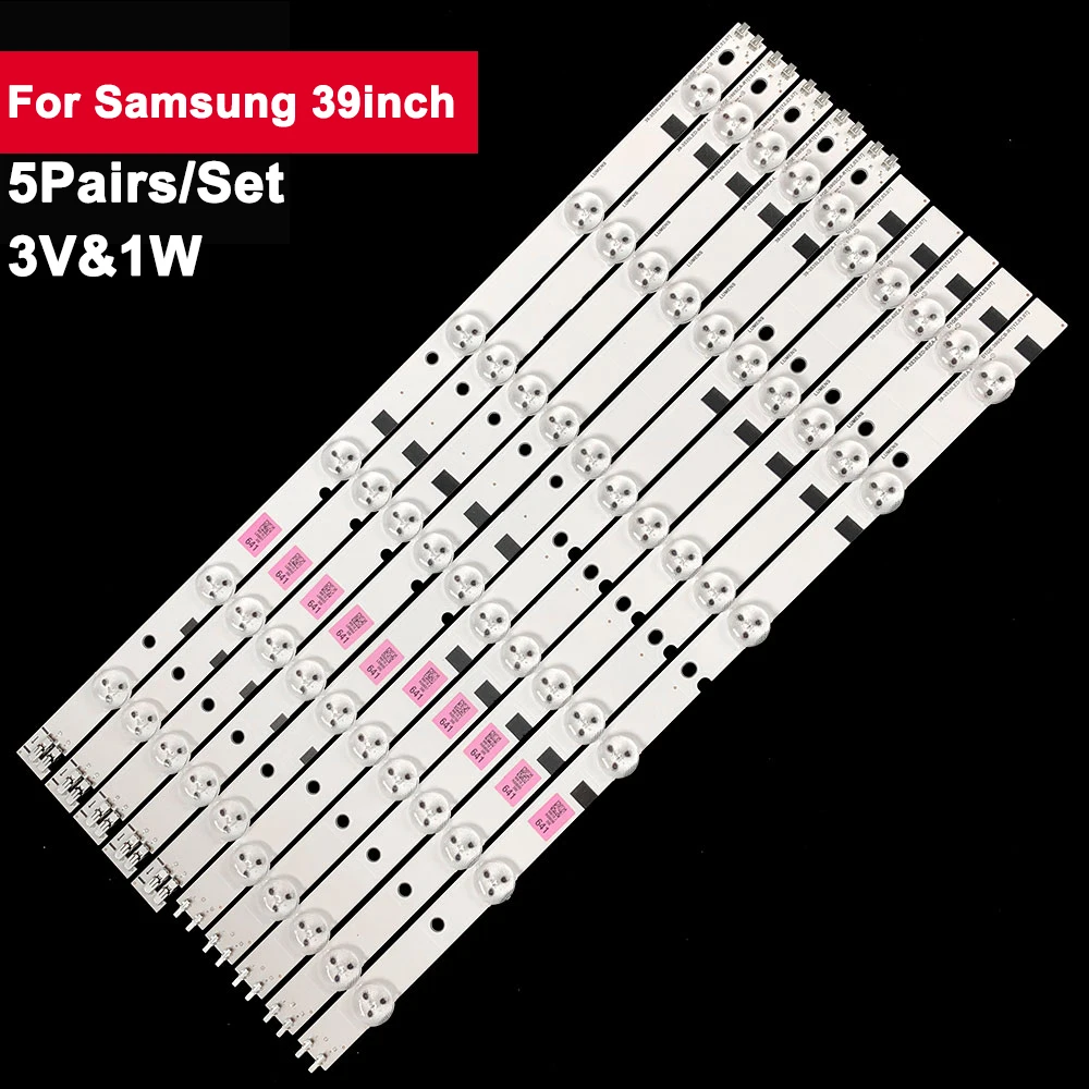 Barra Di Retroilluminazione A Led Tv Da 388Mm 5 Paia Per Samsung 39 Pollici D1Ge-390Scb-R1 Muslimun39Eh5003F Muslimexayp Bn96-28328A
