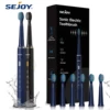 Sejoy Electric Toothbrush 3 Cleaning Modes for Dental Care Smart Timer, Rechargeable Sonic Toothbrush Gift for Man/Women 1