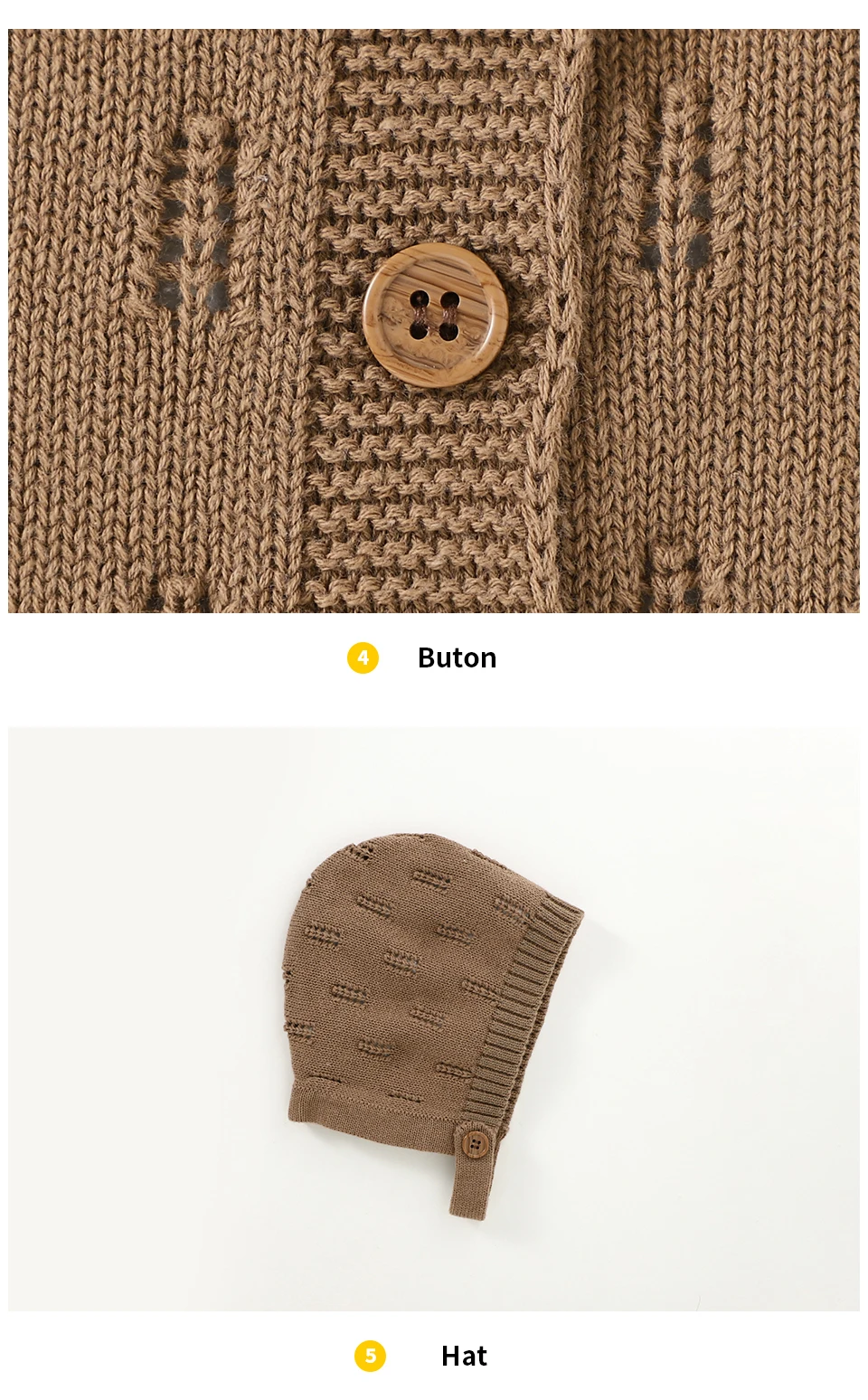 Macacão de Manga Inverno da Criança Bebê Longa Recém-nascido Infantil Meninos Meninas Algodão Malha Macacões Chapéus Conjuntos Roupas Outono Outfits 2pcs 9 Online shopping