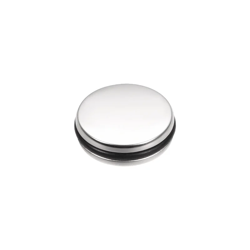 1/3x 35mm Replacement Basin Sink Waste Up Plug Cap Click Clack Push Button For Bathroom Basin Sink Stainless Steel Drain Stopper