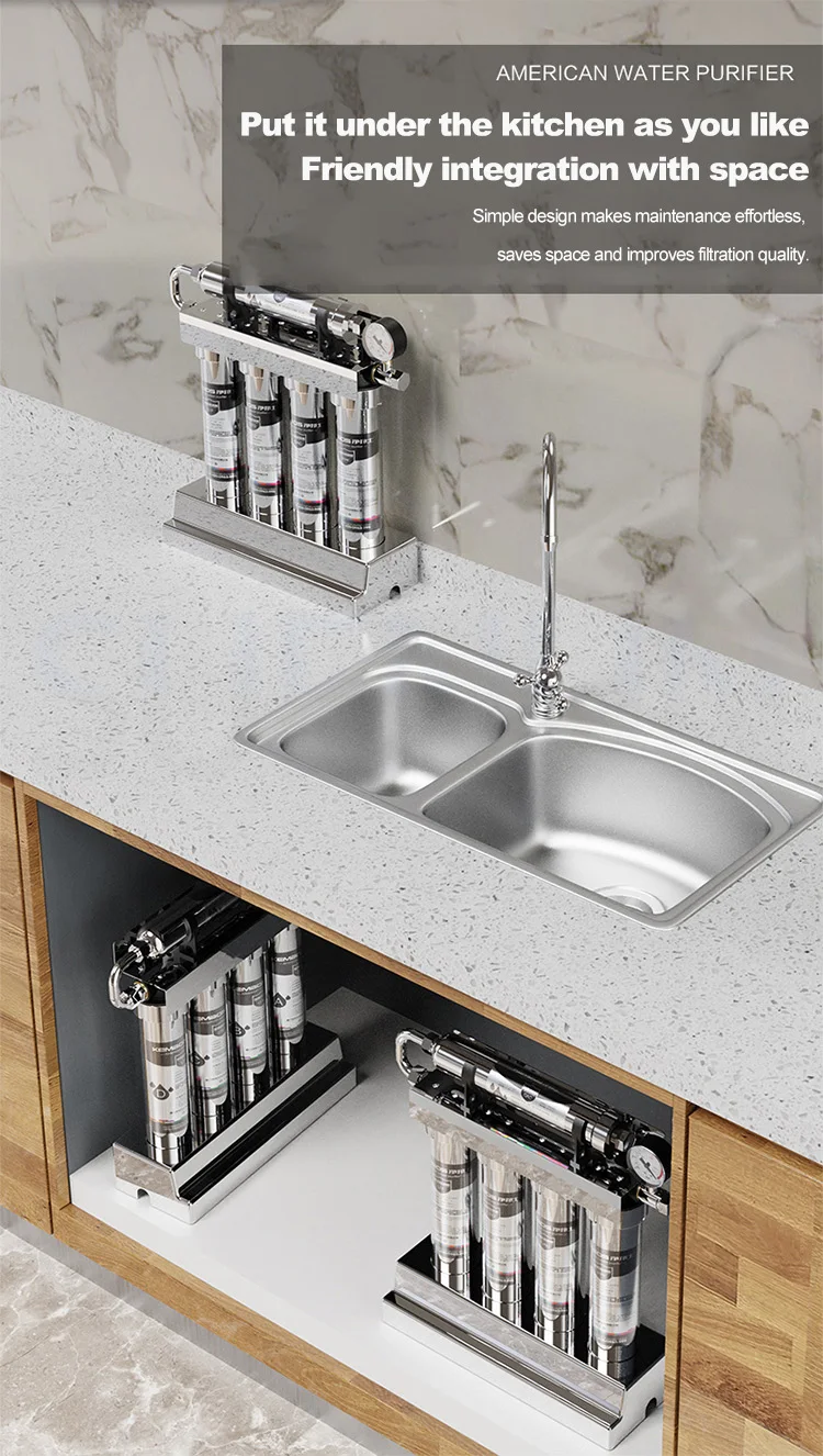 Torneira de aço inoxidável Purificador direto de bebida