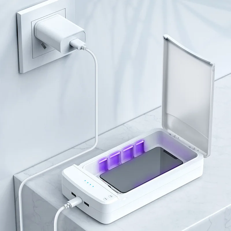 Portable ultraviolet sterilization box nail tool disinfection jar tweezers tools 99.9% multi-purpose disinfection instrument