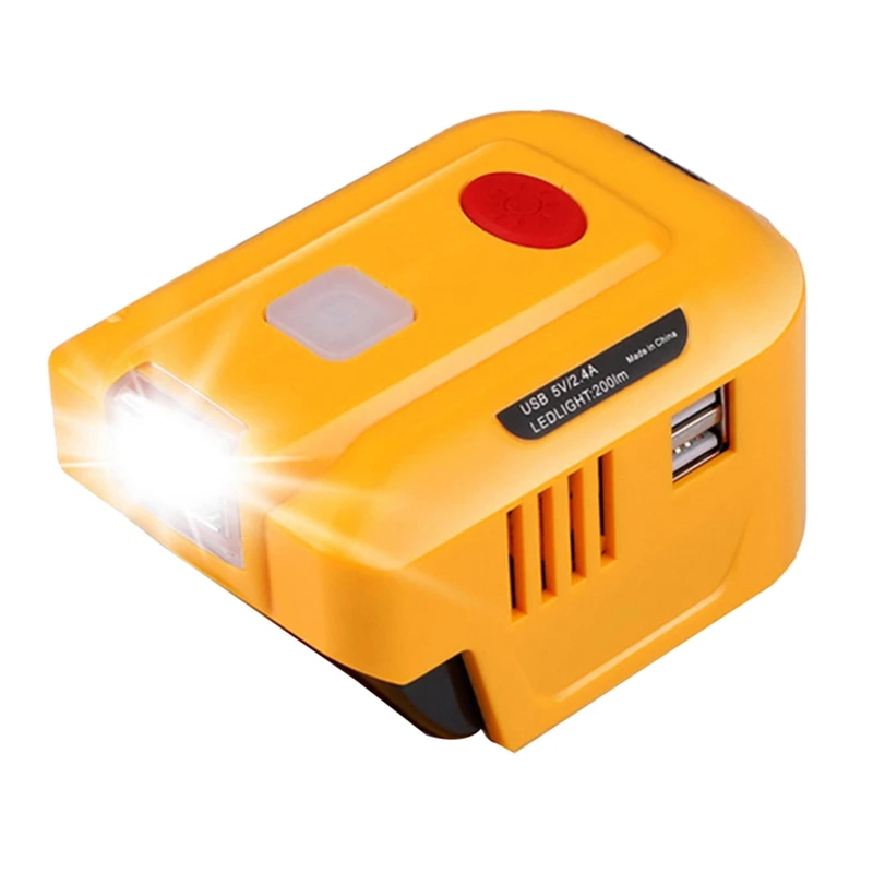 

For Dewalt 20V 18V Lithium Battery Inverter Generator 150W Inverter Generator With LED Light USB