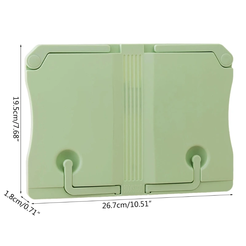 Adjustable Book Stand Tabletop Textbook Holder Cookbook Holder Lightweight Portable for Kids Students Studying Reading