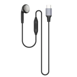 Enhanced In - Ear Headphone with Microphone for Hands - Free Communication (Type C for interface)