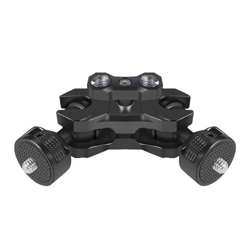 Magic Arm 360 Rotation Double Ball Head with Arri Pin 1/4 3/8 Screw Adapter for