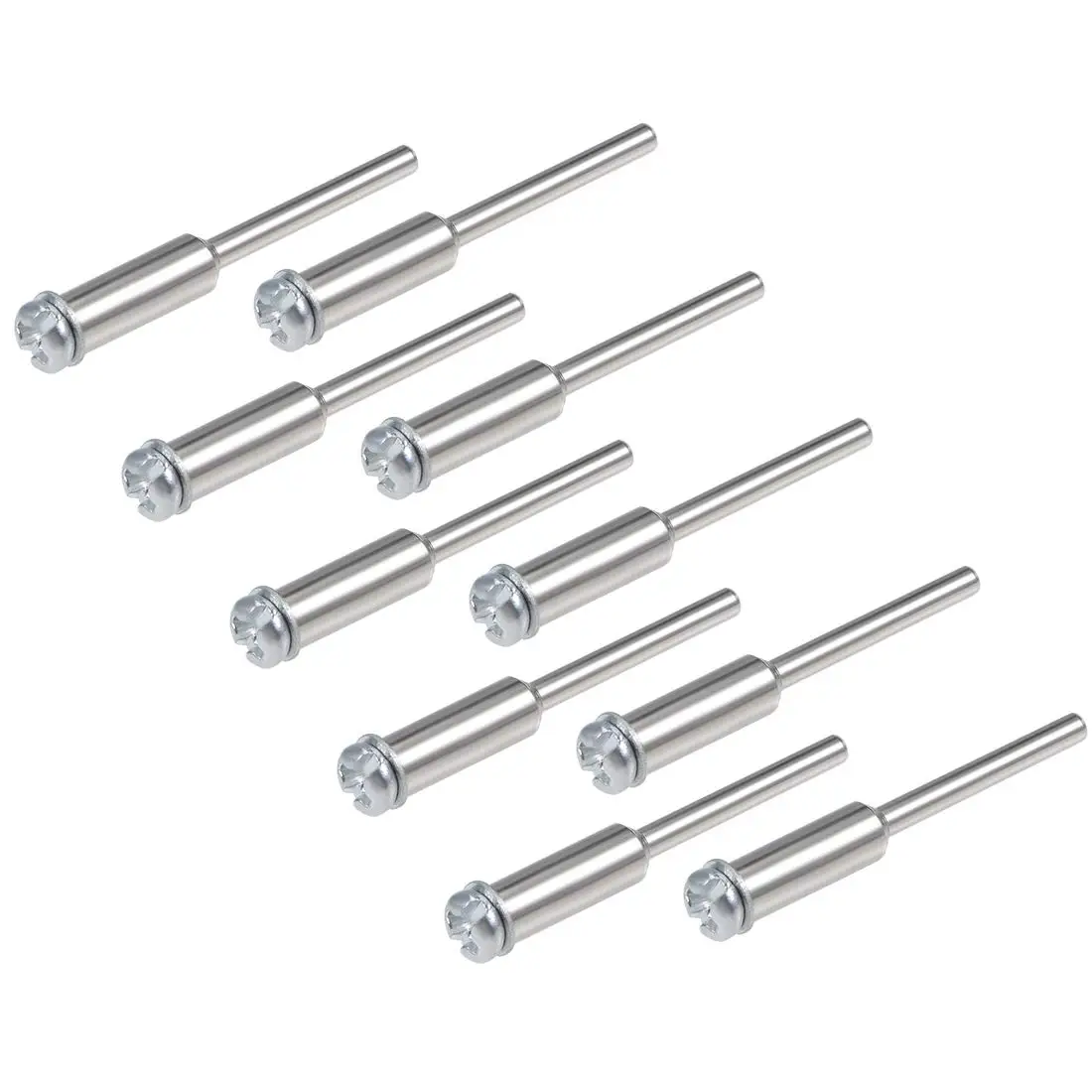 

Cut-Off Wheel Screw Mandrels 3mm Shank Dia Cutting Disc Holder for Compatible Rotary Tools 10 Pcs