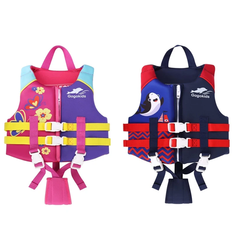 Life Jacket Children's Neoprene Watersport Buoyancy Vest Water Sports Beach Surfing Swimming Sailing Rafting Safety