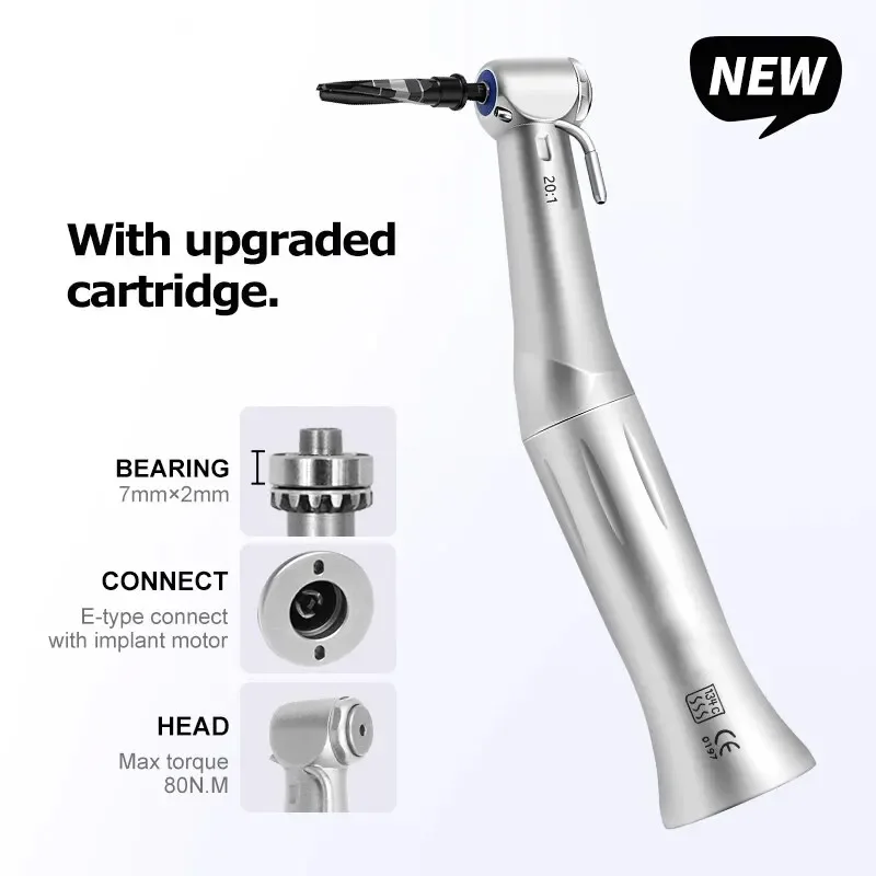 

Dental Equipment NSK Style Surgical SG20 S-Max 20:1 Implant Contra Angle Dental Low Speed Handpiece Dental Handpiece