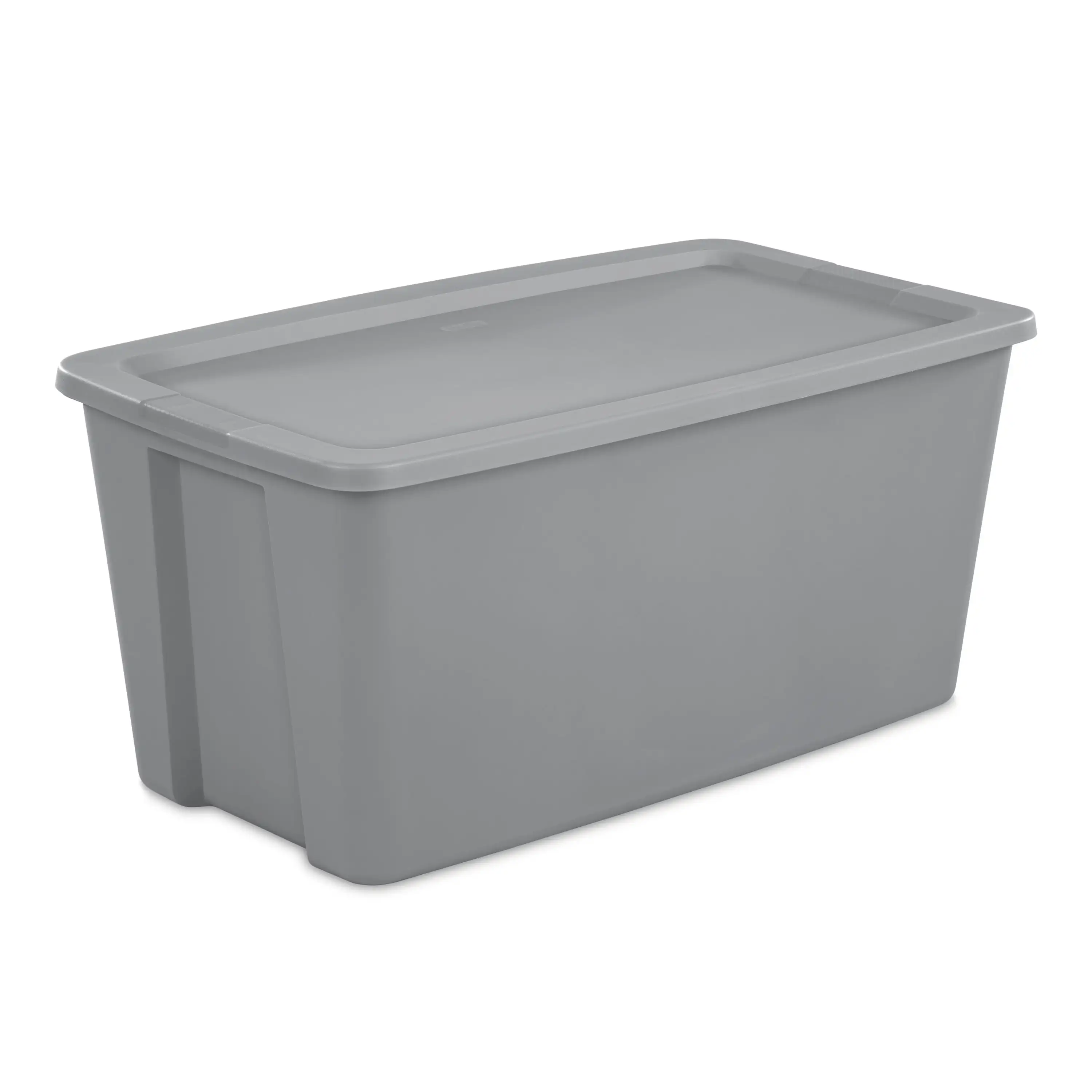 

50 Gallon Tote Box Plastic, Titanium
