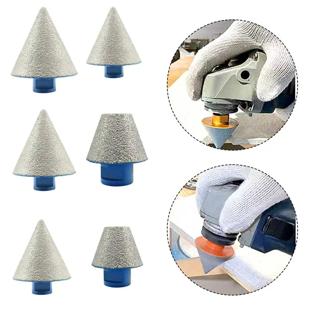 

M14 Diamond Chamfer Bits Dia 35/50mm Milling Tile Cutter Marble Concrete Hole Saw Masonry Drilling Crowns Construction Job Tools