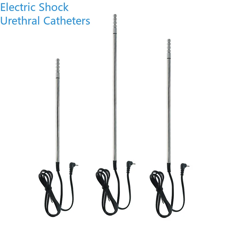 Electrode Gear Penis Plug Urethral Sounding Electric Electro Shock Body Massager Extender Enlargement Sex Toys For Men