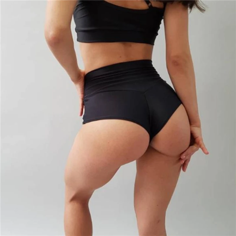 

2022 Summer Workout Fitness Shorts Seamless Biker Women High Waist Female Clothing Push Up Short Elasticity Breathable
