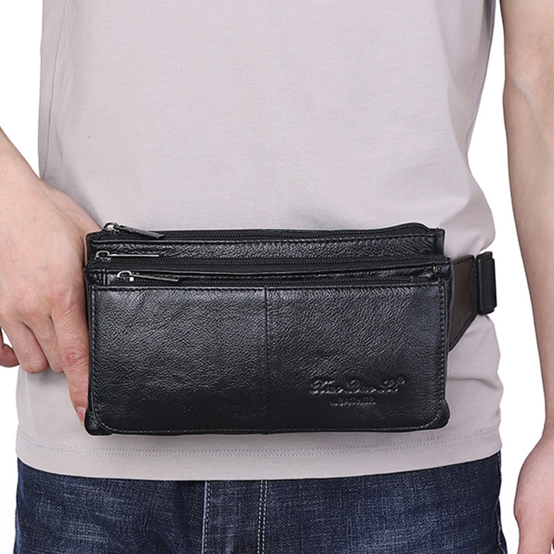 Poppy Faux Leather Fanny Pack Belt Bag Phone Pouch Waist Bag Chest Bag  Shoulder Purse for Men Women 