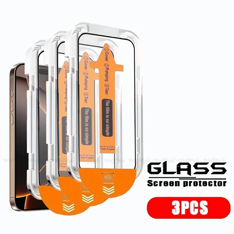 Premium Tempered Glass Screen Protector with 9H Hardness and Full Dust-Free Coverage