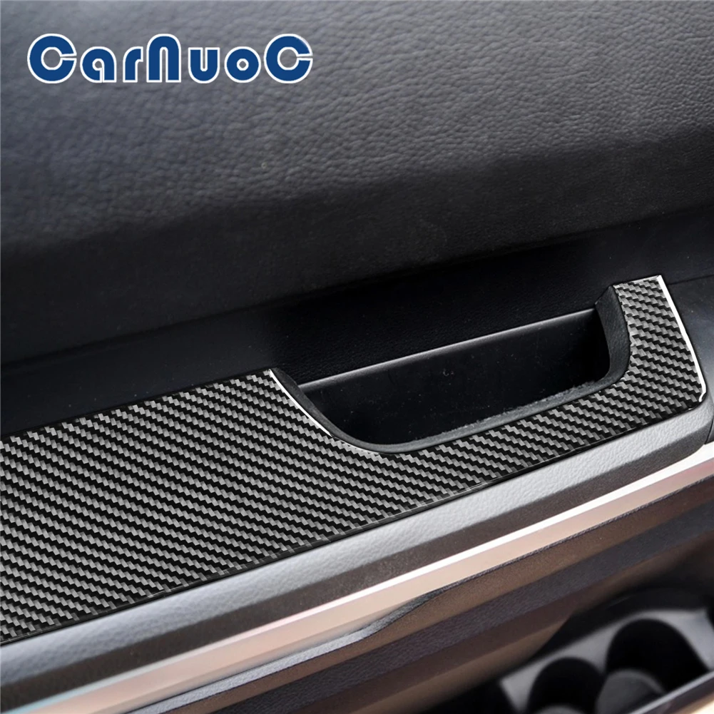 

For Toyota Tundra 2014 2015 2016 2017 2018 Stickers Door Armrest Panel Decorative Accessories Car Carbon Fiber Interior Moulding