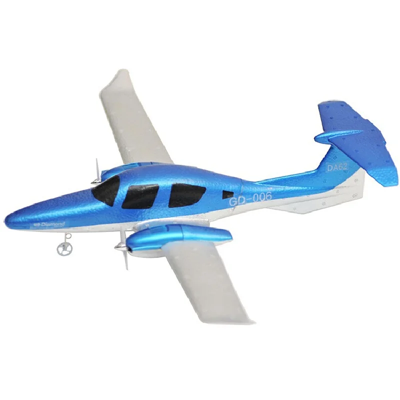 Rc Plane Da62 Diamond Aircraft Qf006 Fixed Wing Remote Control Foam Aircraft Electric Model Two Channel Glider 6