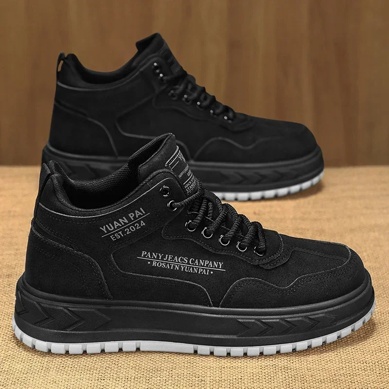 High Top Casual Boots for Men, Anti-smash, Anti-puncture, Lightweight, Wear-resistant, Safety Protective Work Men's Sneakers 3