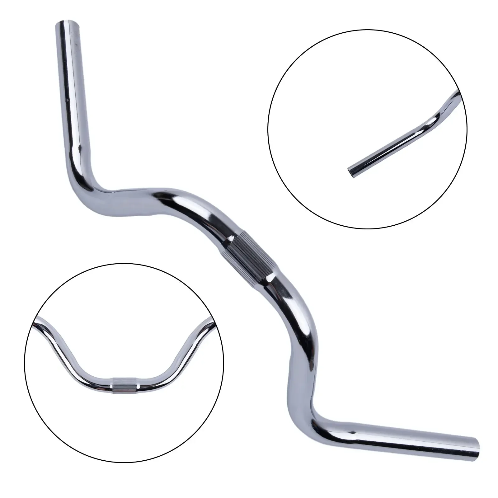 Bicycle Handlebar 22.2x560mm Silver Accessories Swallow Handle With Small Curved Cycling