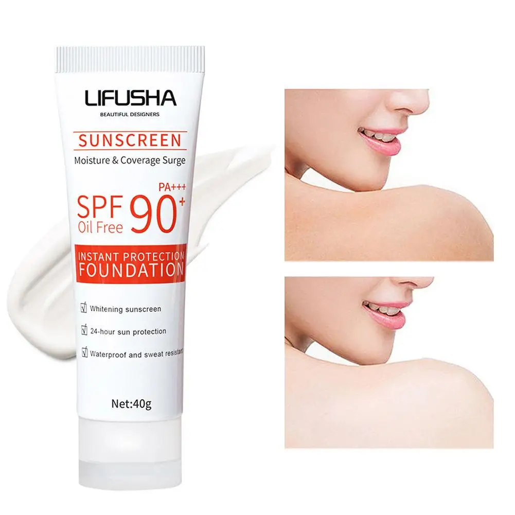 

SPF 90 Facial Body Sunscreen Whitening Sun Cream Protective Moisturizing Anti-Aging Oil-control Cream Skin Sunblock B6D1