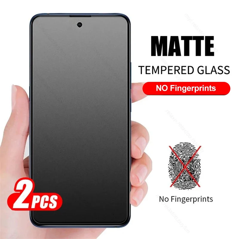 2PCS 9D Frosted Matte Protective Glass For Motorola Moto G54 G84 5G G14 4G G 54 84 14 Anti-Fingerprint Screen Protector 9H Film